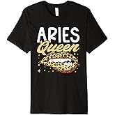 Aries Zodiac Sign Aries Queen Star Sign Premium T-Shirt