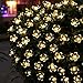 Qedertek Chritmas Solar String Lights, 21 ft 50 LED 8 Modes Lights, Fairy Garden Blossom Lights String, Decorations for Indoor Outdoor Home Garden Patio Wedding Party Holiday Christmas String Lights