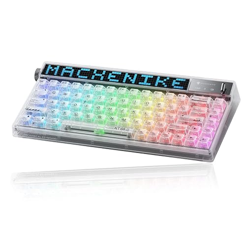 Machenike KT68 Pro 65% RGB 4000mAh Mechanical Gaming Keyboard Wireless ...