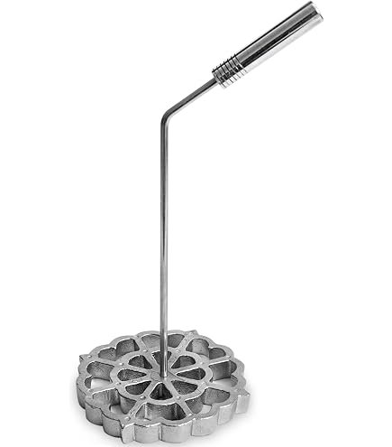 MBB Rosette Waffle Mold Set - 4 Designs (Butterfly, Star, Tree, Wheel) With Lifting Tool, Aluminum - View #14