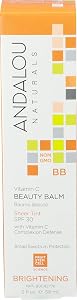 Andalou Naturals Sheer Tint SPF 30 Vitamin C Beauty Balm, 2 FZ