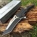 Snake Eye Tactical Rescue Style Folding-Pocket Knife with Clip