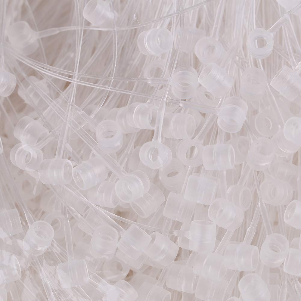 GREEN FABWOOD Snap Lock 3" Pin Security Loop Plastic Tag Fastener (1000