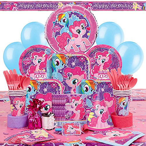 Deluxe My Little Pony Party Supplies Kit for 8