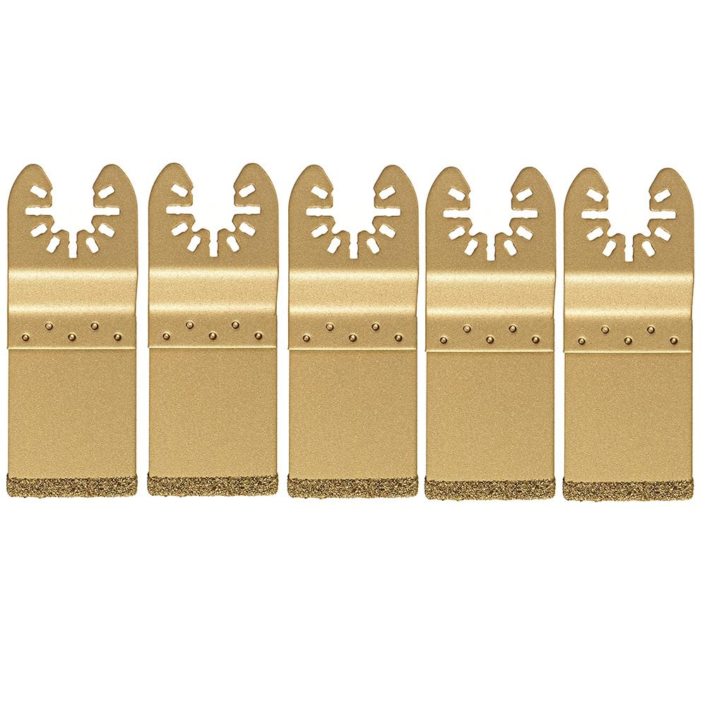 Sknrlko 5Pcs/Set Universal Oscillating Saw Blade Quick for Release Fast Fit Multi Tool Blade Cutting Dics