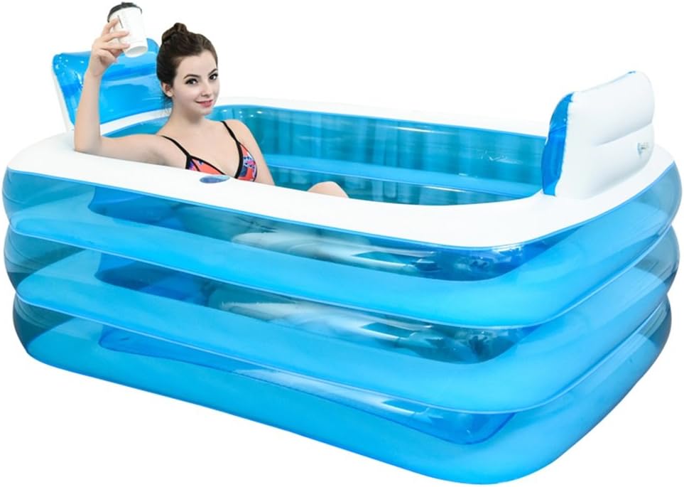 Bathtub YG, Inflatable Adult Child Couples Double Household Thicken Keep Warm Collapsible guo-yugang (Color : B)
