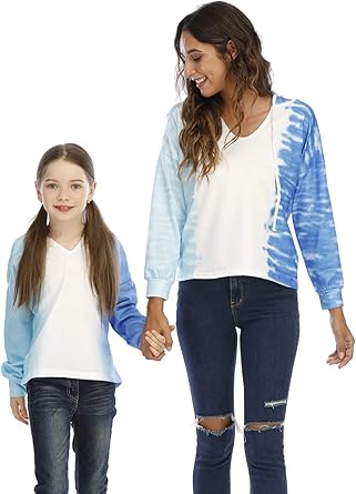 mommy and me tie dye sweatshirts