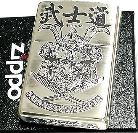 Amazon Co Jp Zippo ライター 侍 和柄 ジッポ 両面デザイン アンティーク シルバー燻し 武士道 ジッポー かっこいい メンズ ギフト おしゃれ プレゼント ホビー
