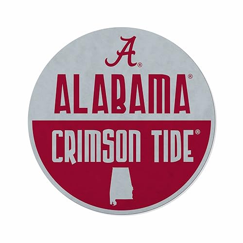 Rico Industries NCAA Alabama Crimson Tide Classic Shape Cut Pennant - Home and Living Room Décor - Soft Felt EZ to Hang, 18x0.10x18