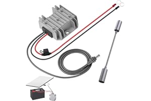 BAOZIZI Starlink Mini 12V Adapter，Starlink Mini Power Supply (12V/24V Step up to 30V 3.5A) with 16AWG Male Plug & 3.2ft Cable, Suitable for Truck RV Marine