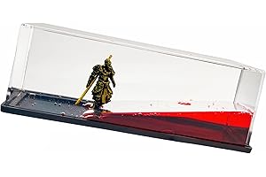 Honsheng Unsinkable Black Myth Wukong Action Figure Fun Toys Enthusiasts Acrylic Paperweight for Car Desk Decorations Liquid Wave Cruise Ship Fluid Drift Bottle Boat in a Box Toys (Gold)