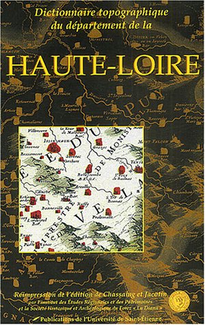 Dictionnaire topographique du département de la Haute-Loire