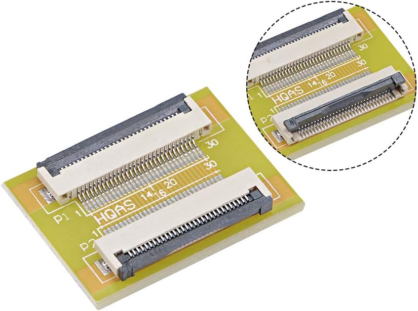 sourcing map 0.5mm Pitch 30 Pin to 30 Pin Extension Connector Aapter for FFC FPC Cable Extend ZIP HDD - Image 4