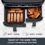 Tefal Easy Fry XXL Dual Zone Digital Air Fryer 11L 2 Drawers EY942BG0 view 4