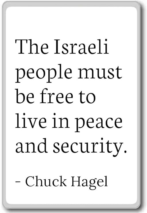 El Pueblo debe estar libre de Israel a vivir en Peac... - Chuck ...