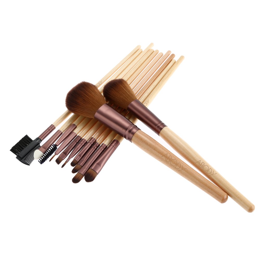 Abody 24pcs Makeup Brushes Facial Powder Foundation Brush Eyeshadow