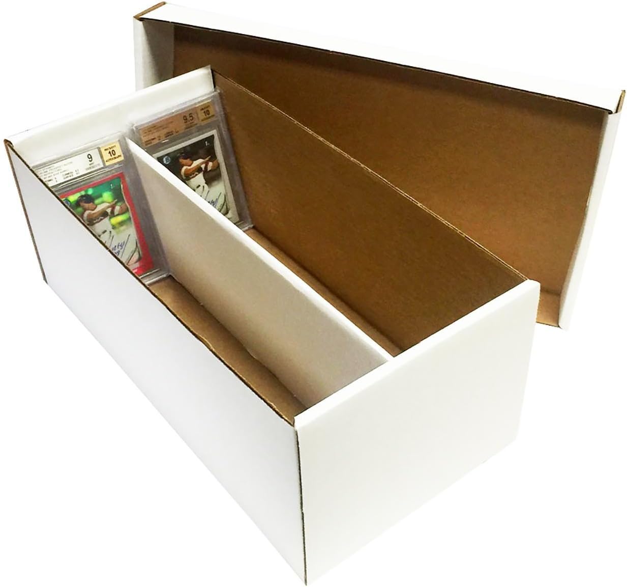 (5) Graded Shoe 2Row Cardboard Storage Boxes