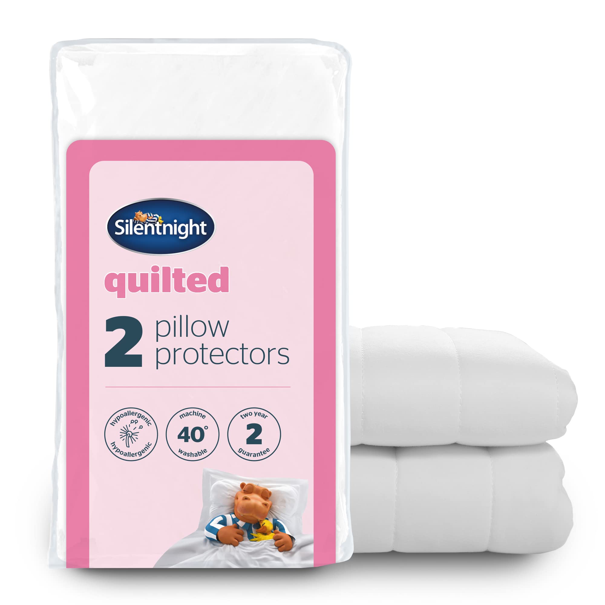 Silentnight Quilted Pillow Protector Pair
