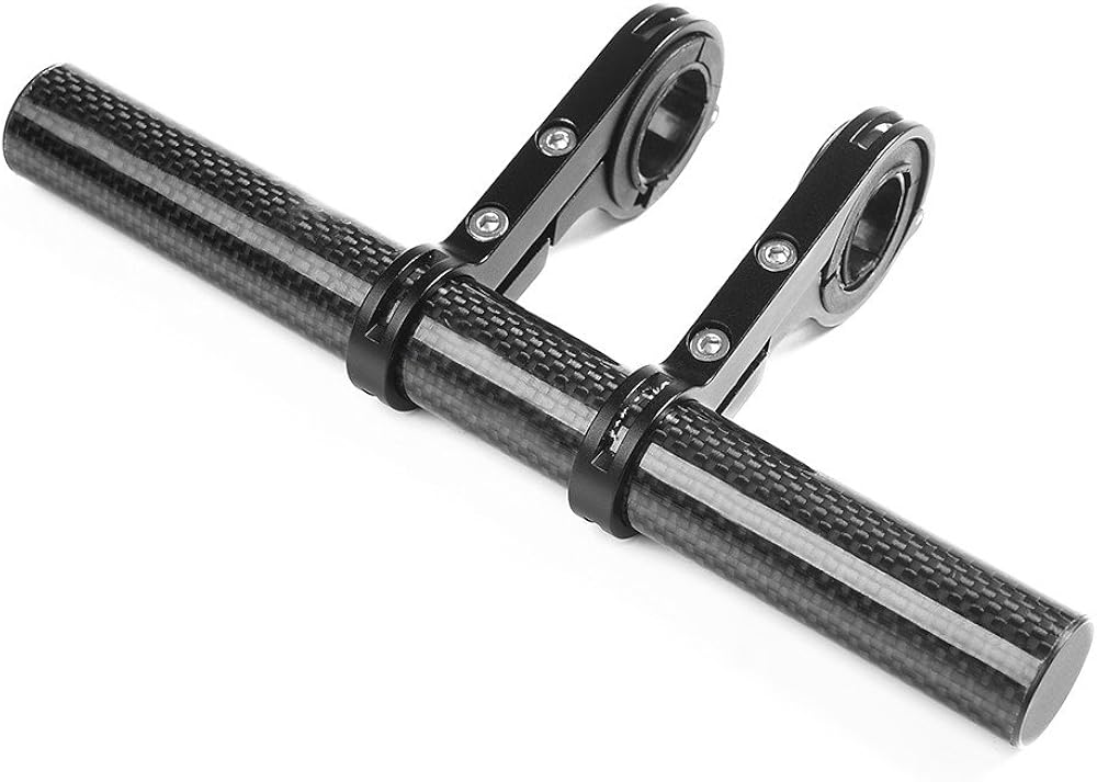 URSING Bicycle Handlebar Extender,Carbon Pattern Handle Bar Double Bike