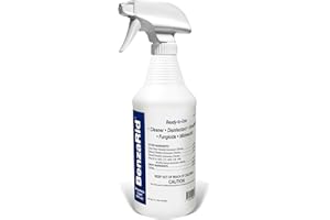 BenzaRid Hospital Disinfectant Virucide Spray Kills 99.99% of MRSA, COVID-19, H5N1, Staph, Avian Flu, Bacteria & Mold | EPA Reg. for Medical, Dental, Veterinary, Farm & Home Use 32 oz