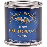 General Finishes Oil Based Gel Topcoat, 1/2 Pint, Satin