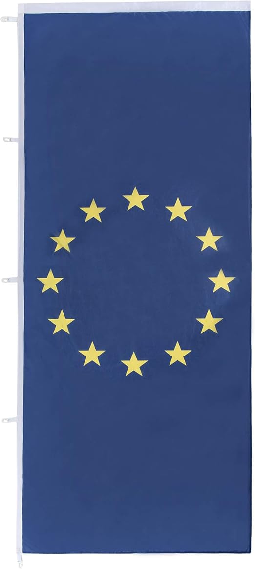 Lixure Europa Flagge/Fahne Europäische Union 120x300cm(1.2x3m) EU Flagge Blau 12 Sterne aus 100 Lixure Europa Flagge/Fahne Europäische Union 120x300cm(1.2x3m) EU Flagge Blau 12 Sterne aus 100