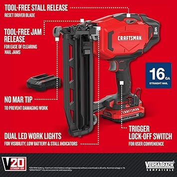 Craftsman CMCN616C1 Finish Nailers product image 2