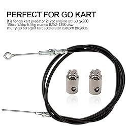 Spurick 71 Inch Throttle Cable for Go Kart Predator