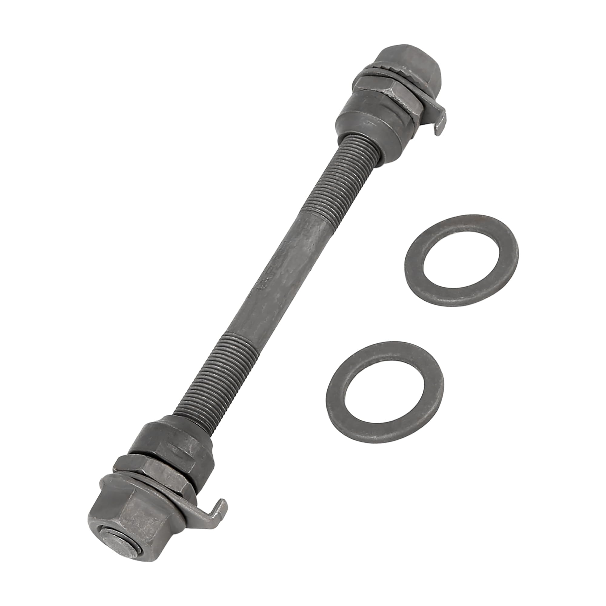 Partuto 1 Pc 9.5mm Universal Bike Wheel Hub Front Axle Shaft - Metal Black