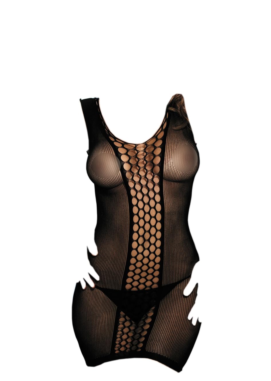 Toosexylingerie Women's Sexy Seamless Tube Bodysuit Mini Dresses Hosiery Chemise Lingerie (96183)