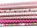 Misscrafts 7pcs 50 x 50cm Cotton Fabric DIY Making Supplies Craft Patchwork Fabric Bundle Fat Quarter Pre-Cut Quilt Squares for DIY Sewing Scrapbooking (Pink)