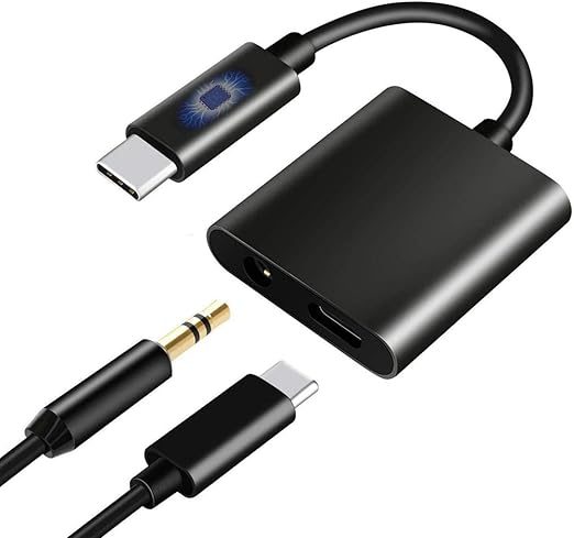 Amazon.com: USB-C Headphone Adapter Earphone 3.5mm Jack Charger Port