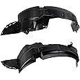 TRQ Front Inner Fender Liner Set Compatible with 2013-2017 Hyundai Accent HY1248136 HY1249136