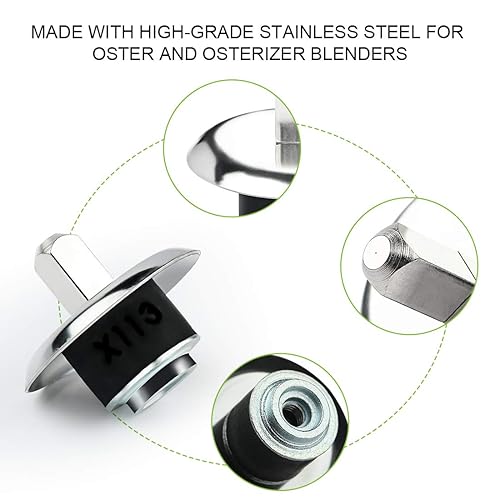 Stainless Steel Blender Jar Bottom Cap For Oster Osterizer