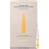 BABOR Nutri Restore Restorative Serum Ampoules for the Face, for Intensely Nourished and Healthy Skin, Vegan Formula, with Amino Acids and Argan Oil, Ampoule Concentrates, 7 x 2 ml