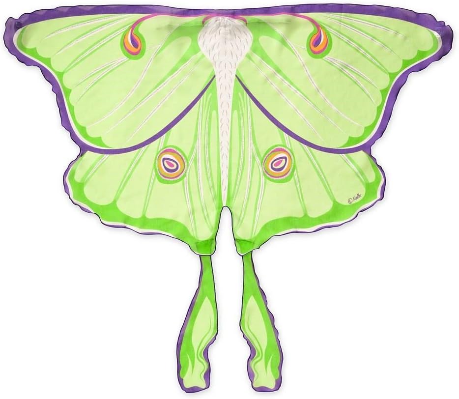Butterfly Fantasy Wings, in Luna Moth
