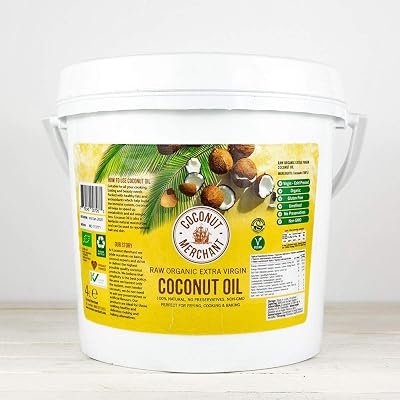 Coconut merchant Coconut merchant Coconut Oil - Extra virgin - plastic tub Organic 1x4 l (779140007261)