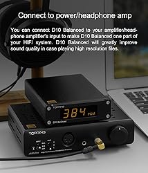 Topping D10 Balanced USB DAC ES9038Q2M XMOS XU208