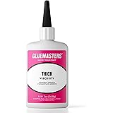 Professional Grade Cyanoacrylate (CA) Super Glue by Glue Masters - 56 Grams - Thick Viscosity Adhesive for Plastic, Wood & DI