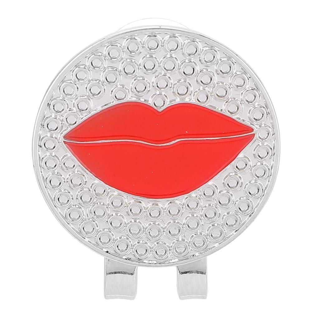 Keenso Hat Clip, Stainless Steel Hat Clip with Detachable Magnetic Ball Marker(Lip)
