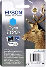 Epson T1302XL Cyan High Yield DURABrite Ultra Ink Cartridge Stag