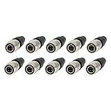Alvins 10 Pack Hirose 4-Pin Male Connector