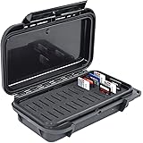 Elephant Waterproof Dust-Proof Professional 26 SD Memory Card Protective Case ELSD-26BB Black Case with Black Foam.