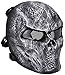 Outgeek Airsoft Mask, CS Protective Full Face Cover Scary Head Skull Mask Costume Party Outdoor
