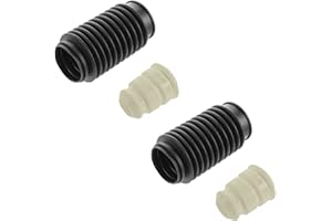 AM AUTOPARTS Strut Boot Bellow w/Bumper Stop Pair Set of 2 for BMW Audi Mazda Pickup Truck
