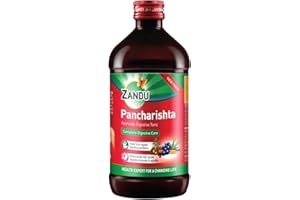 Zandu Pancharishta 650ml, Ayurvedic Tonic, Relief from disgetive Problems Like Acidity, Constipation and Gas, boosts Digestive Immunity