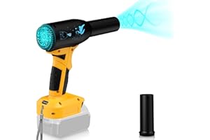 Upgrade 400W Higher speed Mini Jet Blower Turbo Fan for Dewalt 20V Battery, 3-Speed Portable Violent Wireless Fan, for Comput