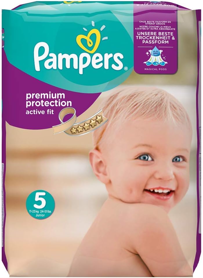 pampers premium protection active fit