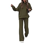 KIRUNDO Spring Fall Sweatsuits Women 2 Piece Outfit Lounge Sets 2026 Matching Airport Travel Sweatshirt Sweatpants Tracksuit