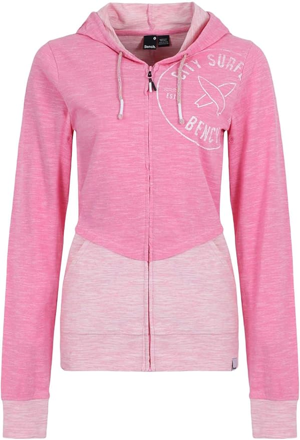 Bench Damen Kapuzenjacke Ruby Eighties Zip Hoodie Amazon.de Bekleidung
